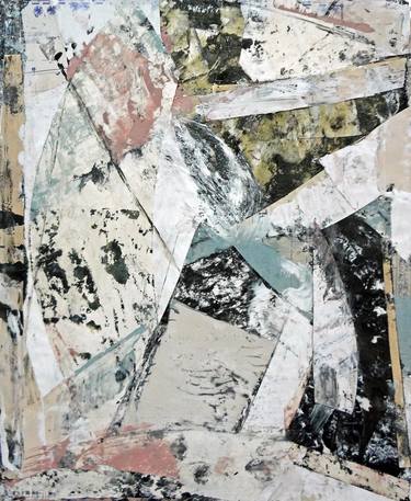 Original Abstract Expressionism Abstract Collage by Matthew Dibble