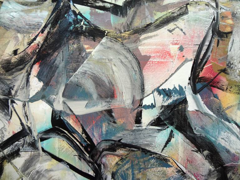 Original Abstract Expressionism Abstract Painting by Matthew Dibble