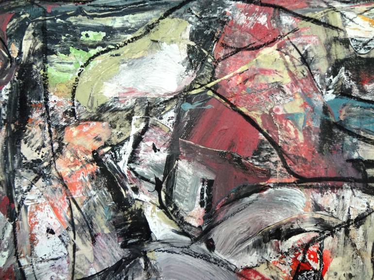 Original Abstract Expressionism Abstract Painting by Matthew Dibble