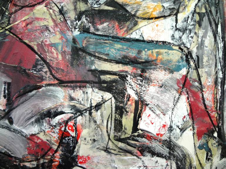 Original Abstract Expressionism Abstract Painting by Matthew Dibble
