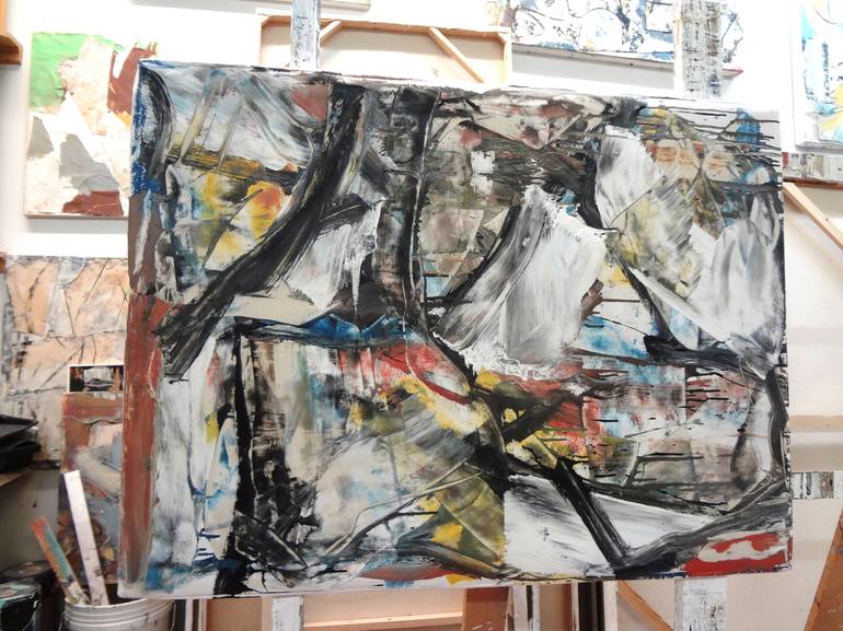 Original Abstract Expressionism Abstract Painting by Matthew Dibble