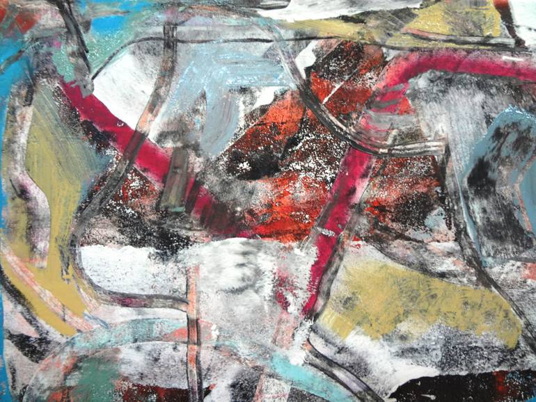 Original Abstract Expressionism Abstract Painting by Matthew Dibble