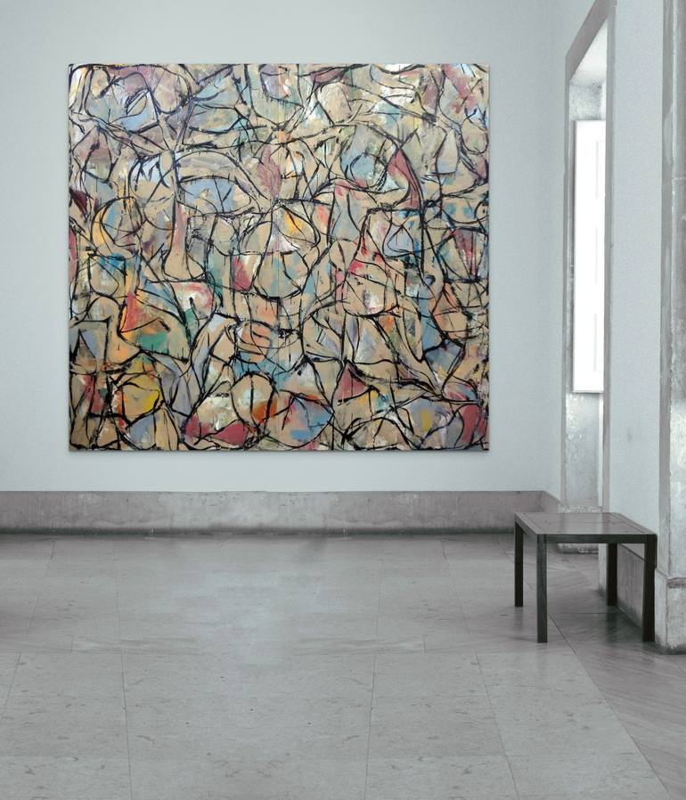 Original Abstract Expressionism Abstract Painting by Matthew Dibble