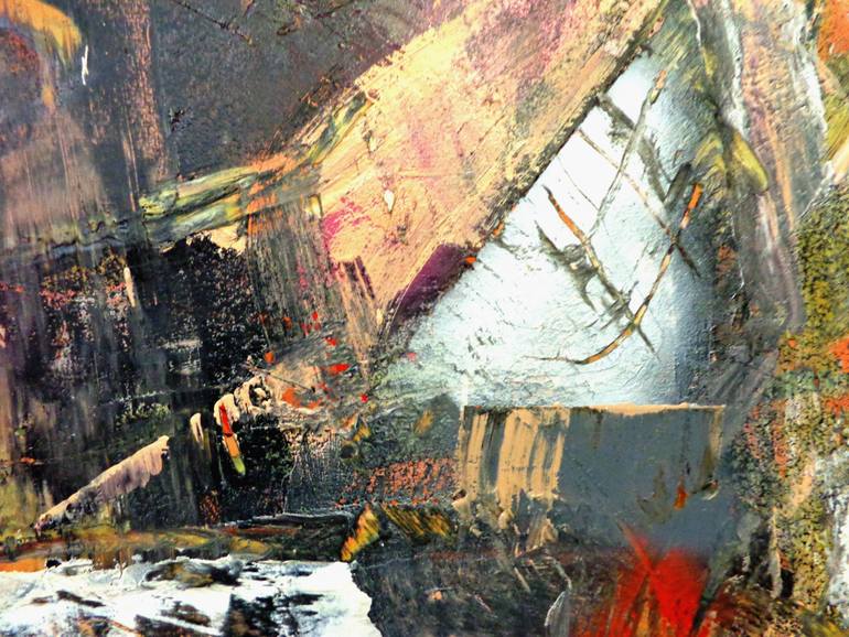 Original Abstract Expressionism Abstract Painting by Matthew Dibble