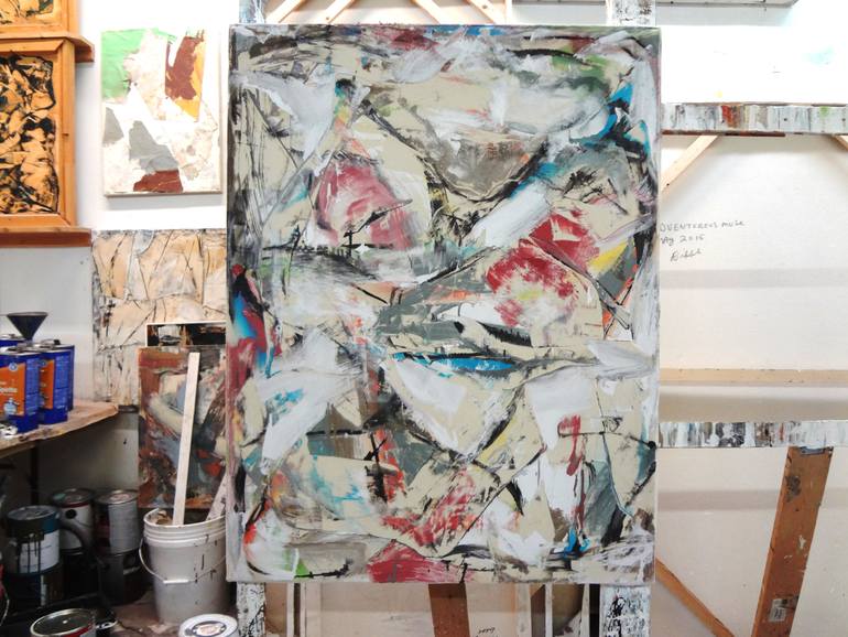 Original Abstract Expressionism Abstract Painting by Matthew Dibble