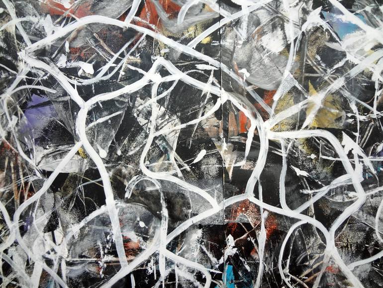 Original Abstract Expressionism Abstract Painting by Matthew Dibble