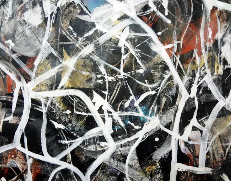 Original Abstract Expressionism Abstract Painting by Matthew Dibble