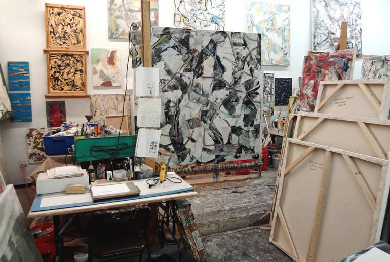 Original Abstract Expressionism Abstract Painting by Matthew Dibble