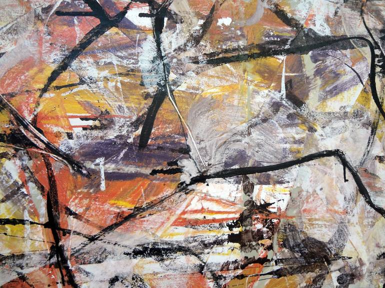 Original Abstract Expressionism Abstract Painting by Matthew Dibble