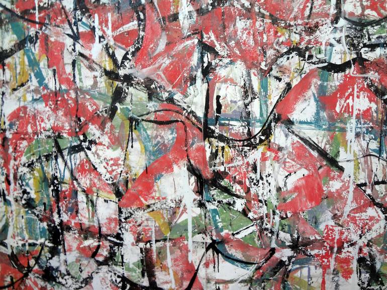 Original Abstract Expressionism Abstract Painting by Matthew Dibble