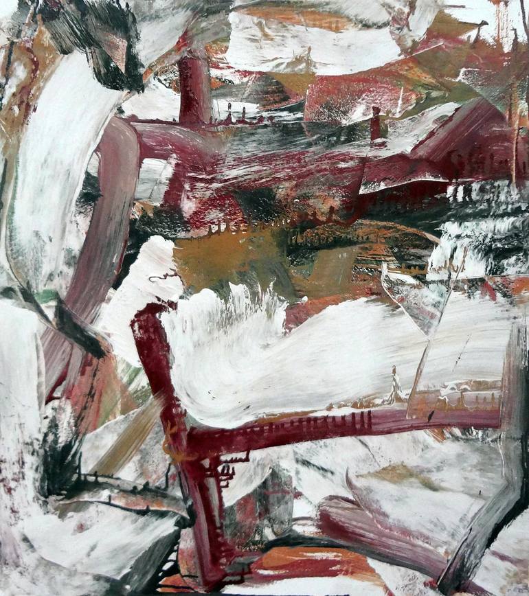 Original Abstract Expressionism Abstract Paintings by Matthew Dibble