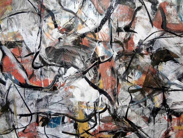 Original Abstract Expressionism Abstract Painting by Matthew Dibble