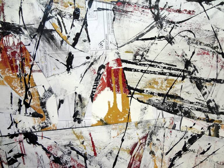 Original Abstract Expressionism Abstract Painting by Matthew Dibble