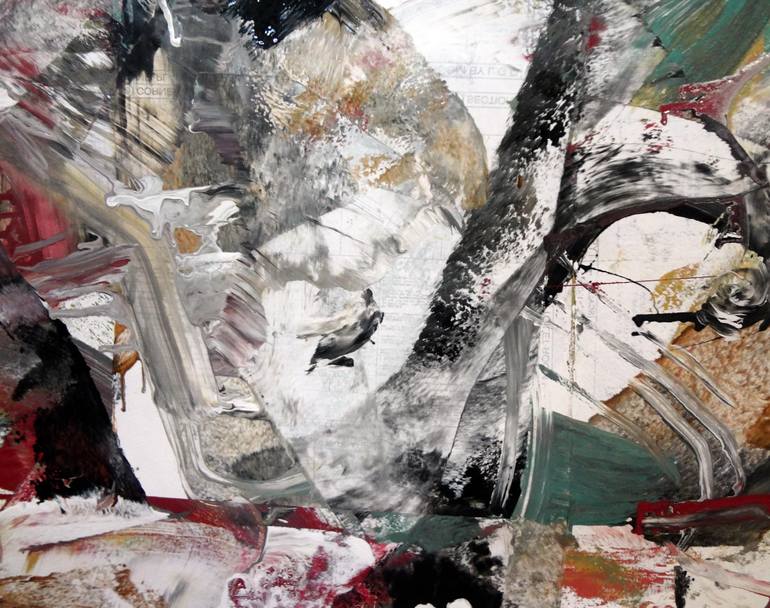 Original Abstract Expressionism Abstract Painting by Matthew Dibble