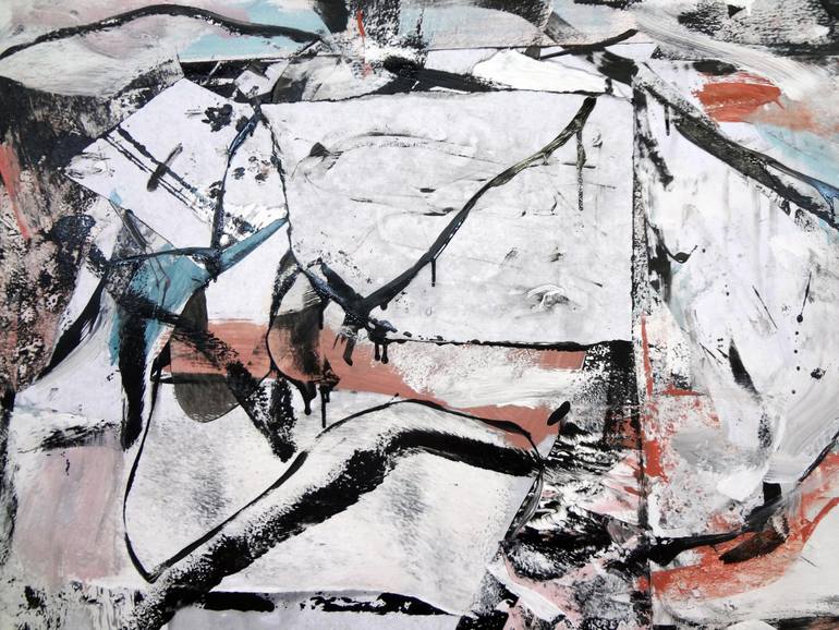 Original Abstract Expressionism Abstract Painting by Matthew Dibble