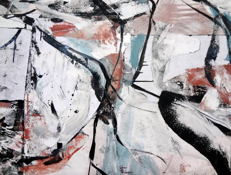 Original Abstract Expressionism Abstract Painting by Matthew Dibble