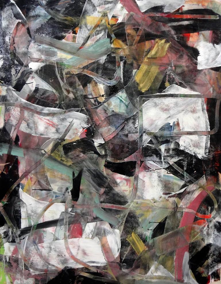 Original Abstract Expressionism Abstract Paintings by Matthew Dibble