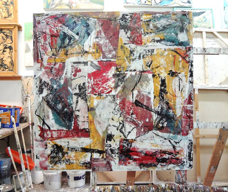 Original Abstract Expressionism Abstract Painting by Matthew Dibble