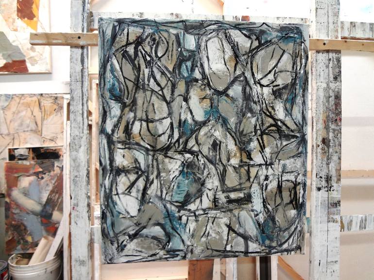 Original Abstract Painting by Matthew Dibble