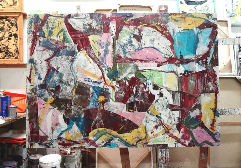 Original Abstract Expressionism Abstract Painting by Matthew Dibble