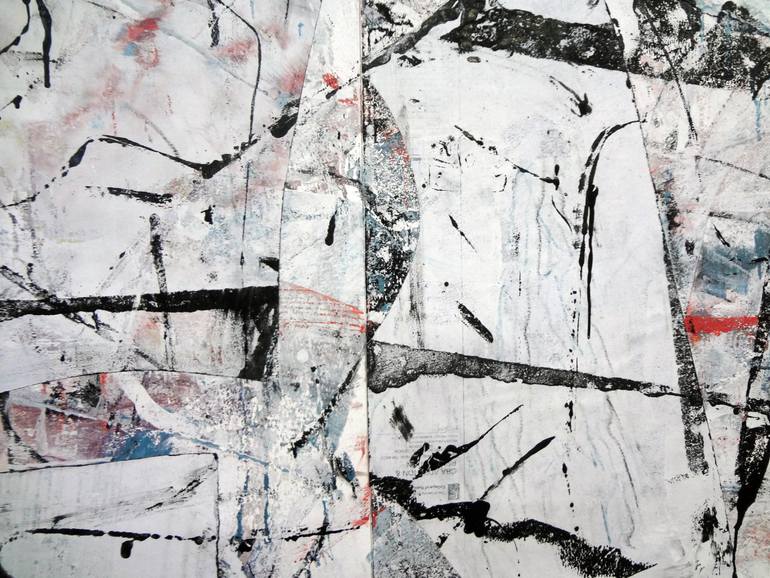 Original Abstract Expressionism Abstract Painting by Matthew Dibble