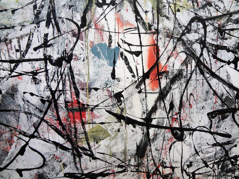 Original Abstract Expressionism Abstract Painting by Matthew Dibble