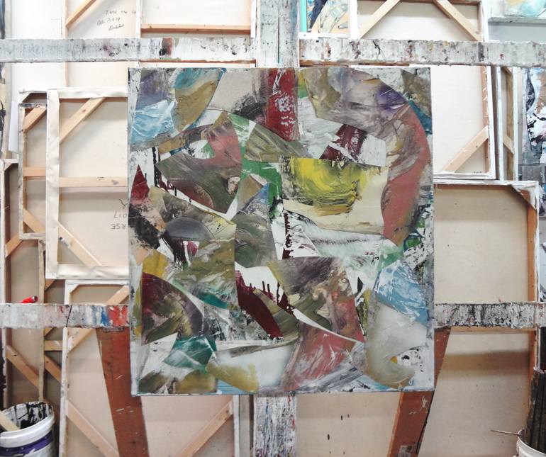 Original Abstract Expressionism Abstract Painting by Matthew Dibble