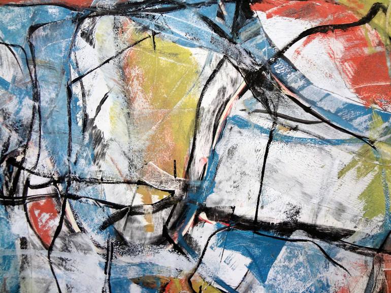 Original Abstract Expressionism Abstract Painting by Matthew Dibble