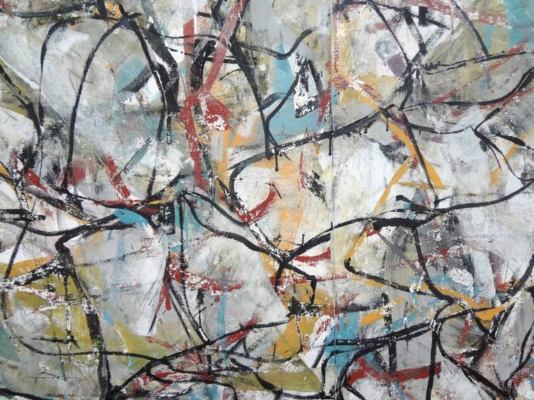 Original Abstract Expressionism Abstract Painting by Matthew Dibble