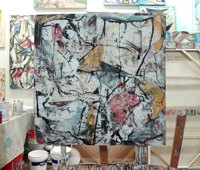 Original Abstract Expressionism Abstract Painting by Matthew Dibble