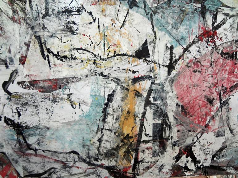 Original Abstract Expressionism Abstract Painting by Matthew Dibble