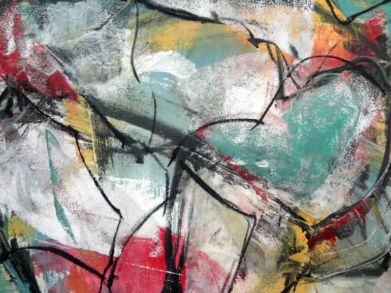 Original Abstract Expressionism Abstract Painting by Matthew Dibble