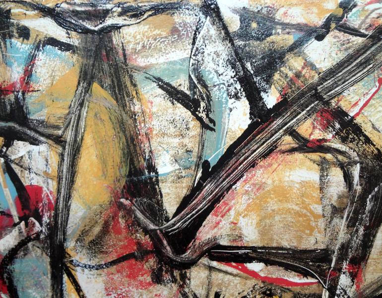 Original Abstract Expressionism Abstract Painting by Matthew Dibble