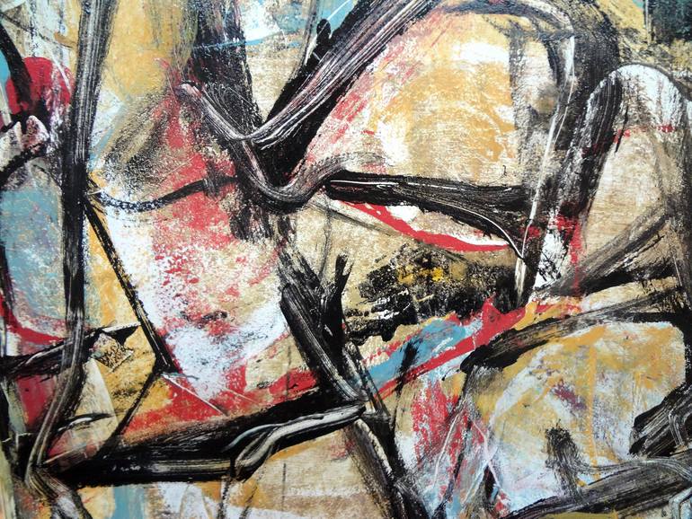 Original Abstract Expressionism Abstract Painting by Matthew Dibble