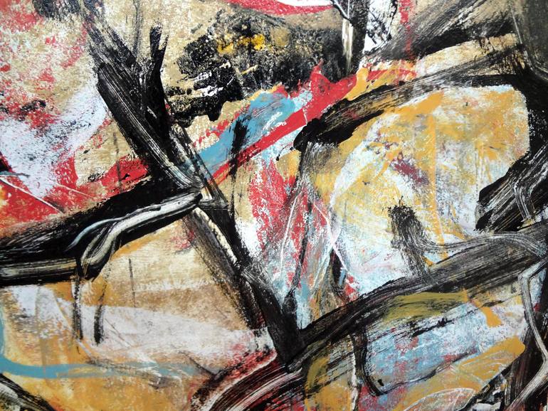 Original Abstract Expressionism Abstract Painting by Matthew Dibble
