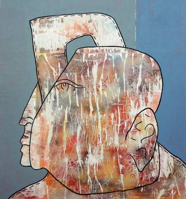 Original Figurative Abstract Paintings by Matthew Dibble