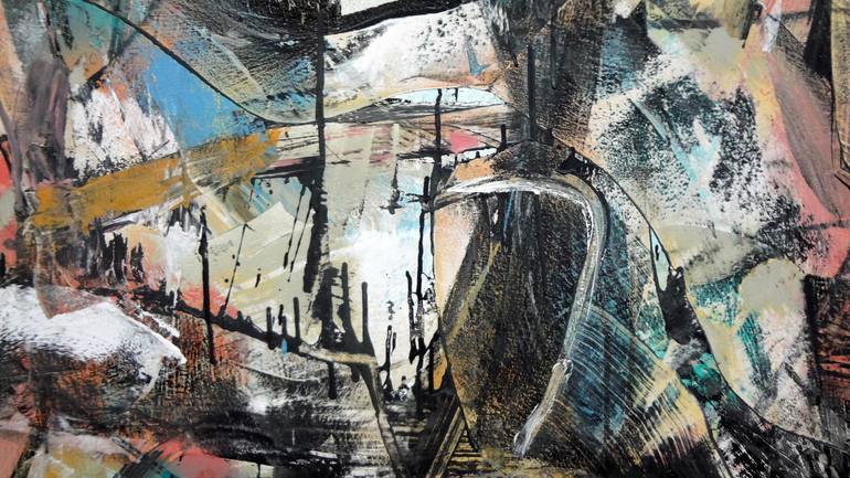 Original Abstract Expressionism Abstract Painting by Matthew Dibble