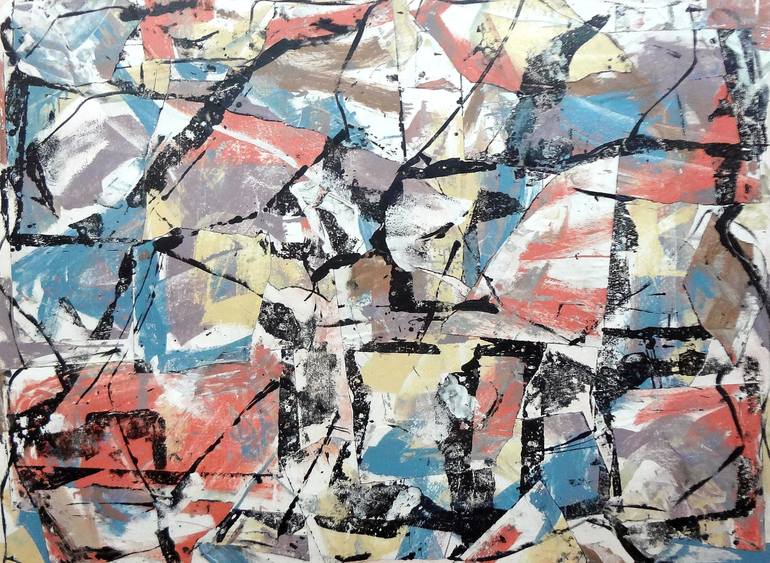 Original Abstract Expressionism Abstract Paintings by Matthew Dibble