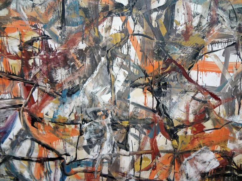 Original Abstract Expressionism Abstract Painting by Matthew Dibble