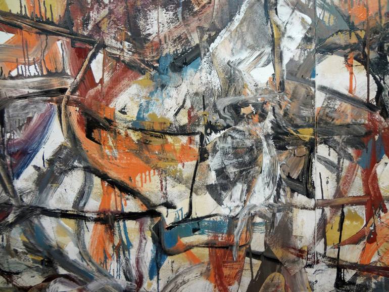 Original Abstract Expressionism Abstract Painting by Matthew Dibble