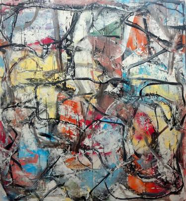 Original Abstract Expressionism Abstract Paintings by Matthew Dibble