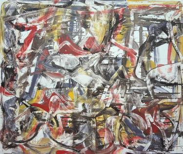 Original Abstract Expressionism Abstract Paintings by Matthew Dibble