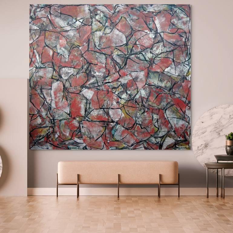 Original Abstract Expressionism Abstract Painting by Matthew Dibble