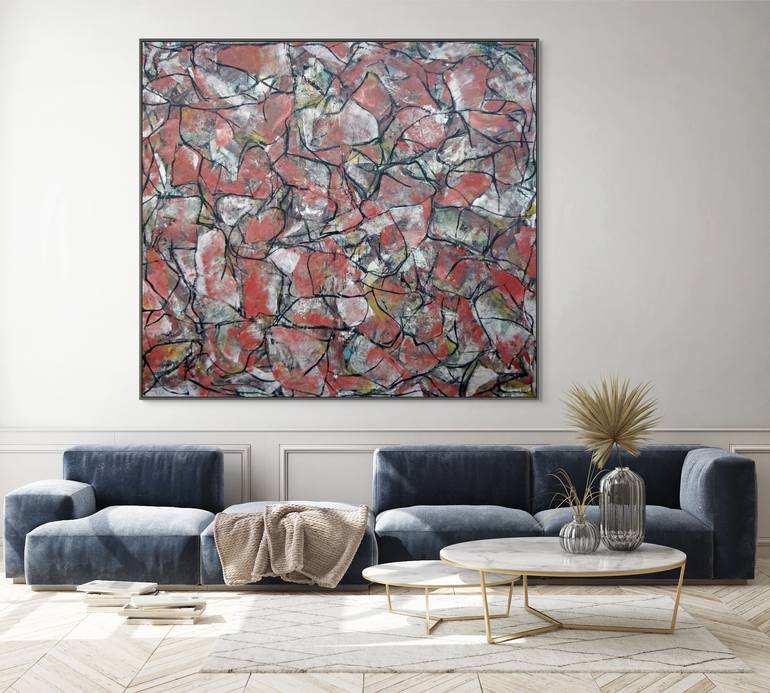 Original Abstract Expressionism Abstract Painting by Matthew Dibble