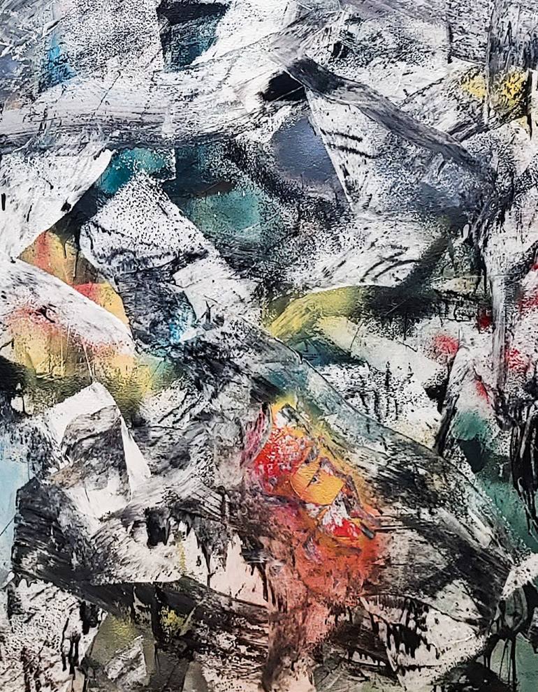 Original Abstract Expressionism Abstract Painting by Matthew Dibble