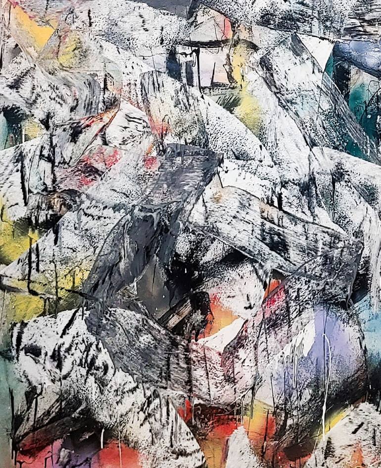 Original Abstract Expressionism Abstract Painting by Matthew Dibble