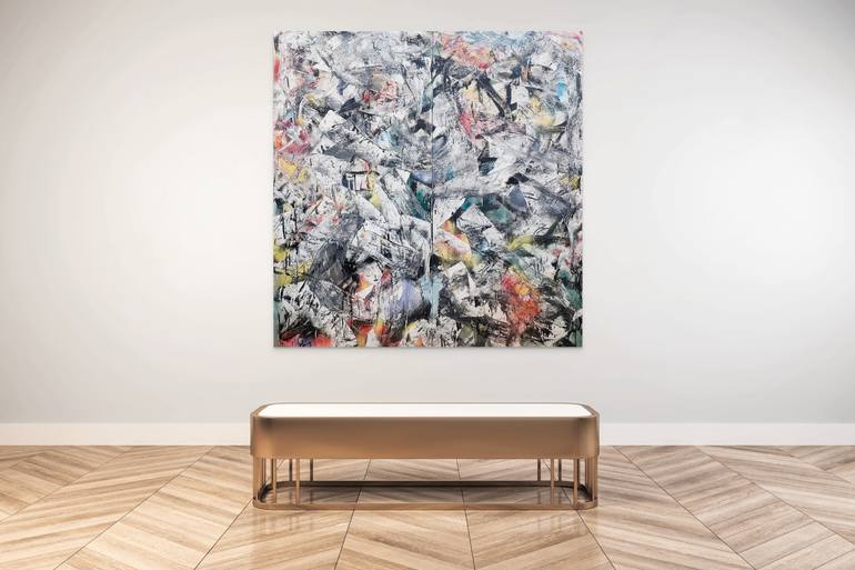 Original Abstract Expressionism Abstract Painting by Matthew Dibble