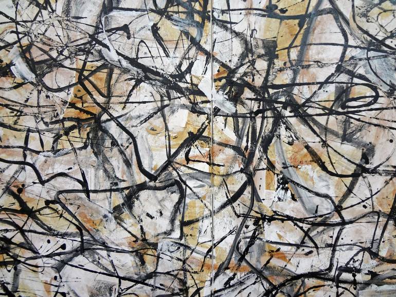 Original Abstract Expressionism Abstract Painting by Matthew Dibble