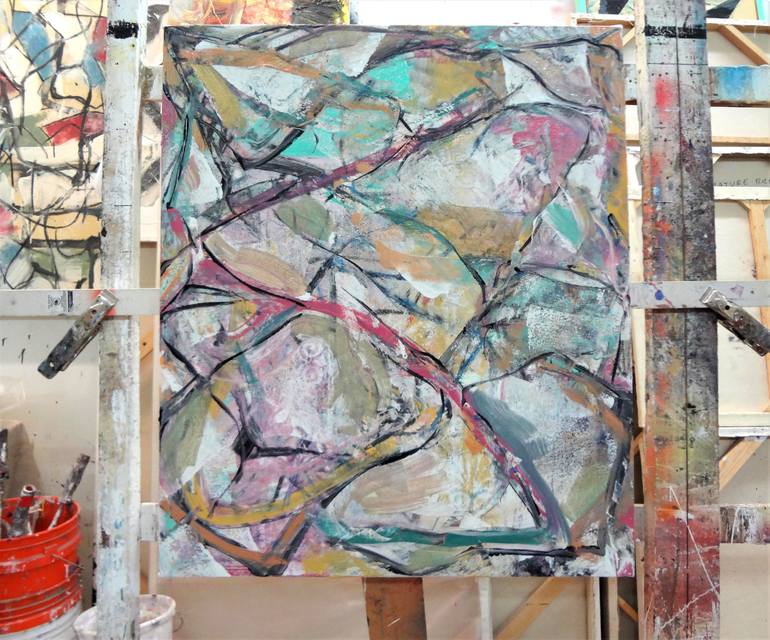 Original Abstract Expressionism Abstract Painting by Matthew Dibble
