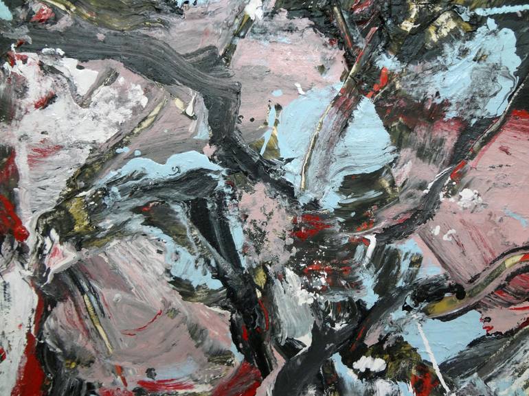 Original Abstract Expressionism Abstract Painting by Matthew Dibble